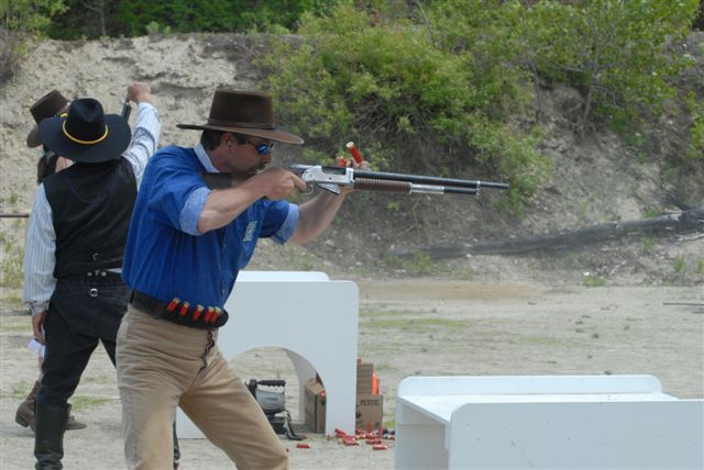 Jimmy Spurs during the Top Gun Team Shootoff ...