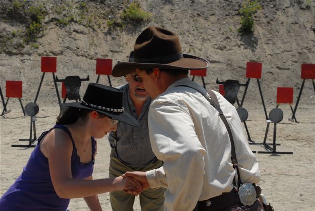 Snazzy McGee & Yukon Mike during the Top Gun Team Shootoff.