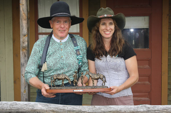 Top Gun Shootoff Winners - Pittsburg Mac and Appaloosa Amy.